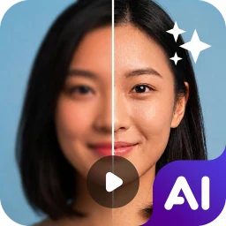 Ícone de AI Video Enhancer - Upscaler